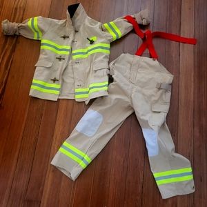 Kid firefighter outfit